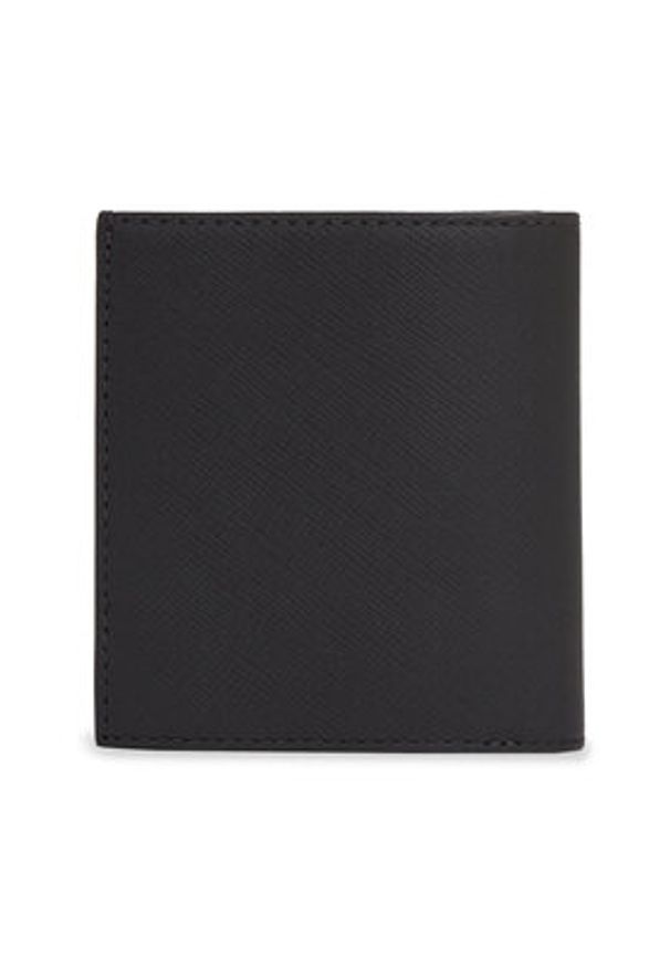 Calvin Klein Duży Portfel Męski Modern Bar Trifold 6Cc W/Coin K50K511836 Czarny. Kolor: czarny. Materiał: skóra