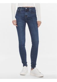 TOMMY HILFIGER - Tommy Hilfiger Jeansy Th Flex Como Skinny Rw Pam WW0WW40638 Granatowy Skinny Fit. Kolor: niebieski #1