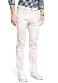 Lee - LEE RIDER MĘSKIE SPODNIE JEANSOWE WHITE SAND L701LB15. Materiał: jeans #9