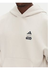 Adidas - adidas Bluza Star Wars The Mandalorian™ JI5719 Beżowy Regular Fit. Kolor: beżowy. Materiał: syntetyk. Wzór: motyw z bajki #3