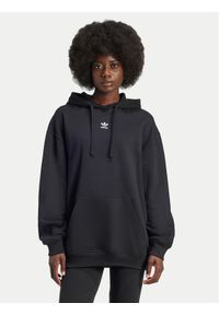 Adidas - adidas Bluza Essentials IY9615 Czarny Oversize. Kolor: czarny. Materiał: bawełna #1