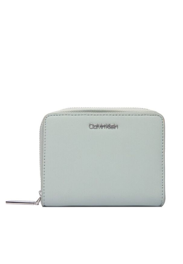 Calvin Klein Portfel Ck Must K60K611937 Szary. Kolor: szary. Materiał: skóra