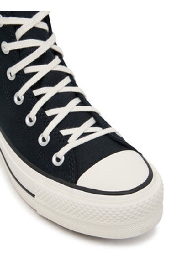 Converse Trampki Chuck Taylor All Star Lift Platform Floral Patchwork A15534C Czarny. Kolor: czarny. Materiał: materiał. Obcas: na platformie