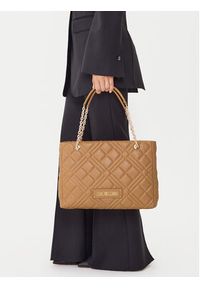 Love Moschino - LOVE MOSCHINO Torebka JC4145PP0NLA0104 Beżowy. Kolor: beżowy. Materiał: skórzane #4