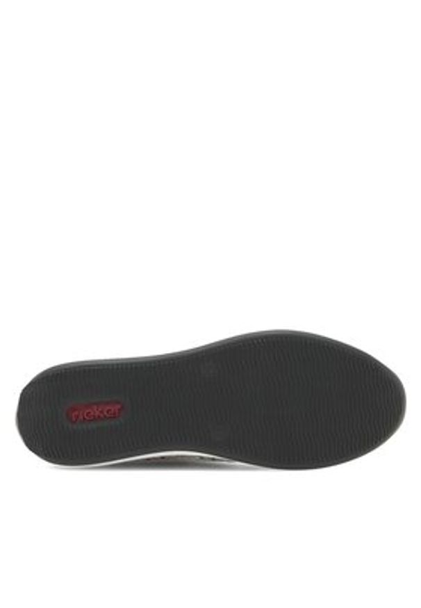 Rieker Sneakersy N1112-90 Biały. Kolor: biały. Materiał: skóra