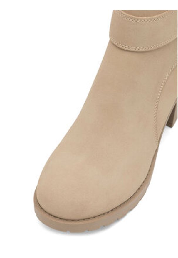 Clara Barson Botki WS2902-06 Beżowy. Kolor: beżowy. Materiał: skóra