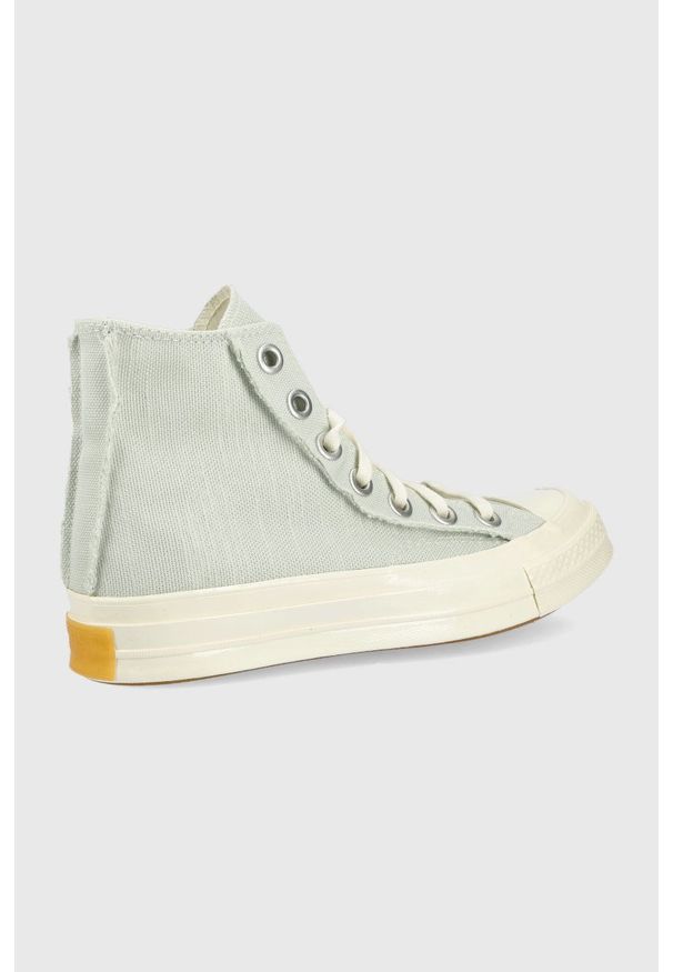 Converse trampki Chuck 70 damskie kolor szary. Nosek buta: okrągły. Zapięcie: sznurówki. Kolor: szary. Szerokość cholewki: normalna