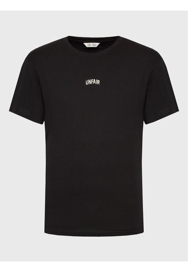 Unfair Athletics T-Shirt UNFR23-014 Czarny Regular Fit. Kolor: czarny. Materiał: bawełna