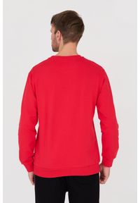 MOSCHINO Czerwona męska bluza, Rozmiar L. Kolor: czerwony