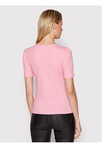 Vero Moda T-Shirt Natasha 10264993 Różowy Regular Fit. Kolor: różowy. Materiał: bawełna #5