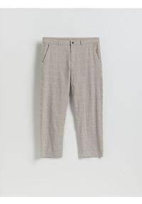 Reserved - Spodnie jogger z lnem - wielobarwny. Materiał: len #1