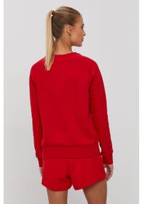 4f - 4F - Bluza. Okazja: na co dzień. Kolor: czerwony. Wzór: nadruk. Styl: casual #4
