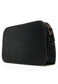 TOMMY HILFIGER - Tommy Hilfiger Torebka Th Logotape Camera Bag AW0AW17229 Czarny. Kolor: czarny. Materiał: skórzane