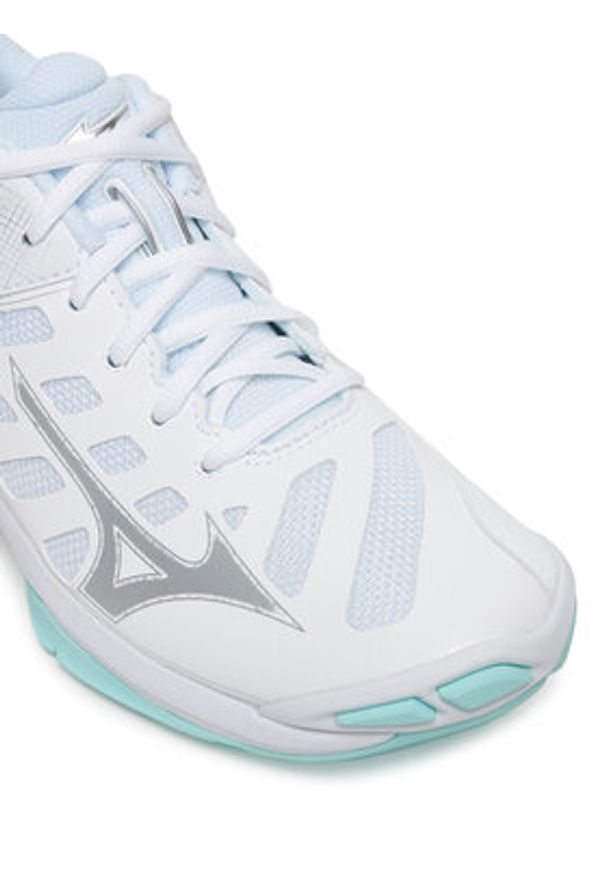 Mizuno Buty halowe Wave Voltage 2 V1GC2460 Biały. Kolor: biały. Materiał: skóra. Model: Mizuno Wave