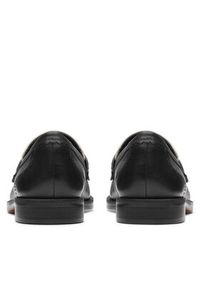 Clarks Mokasyny Straven Edge 26181270 Czarny. Kolor: czarny. Materiał: skóra