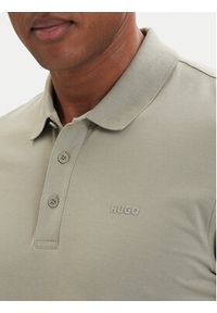 Hugo - HUGO Polo Donos222 50466182 Zielony jasny Regular Fit. Typ kołnierza: polo. Kolor: zielony. Materiał: bawełna #5