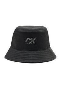 Calvin Klein Jeans Kapelusz Bucket Re-Lock K60K609654 Czarny. Kolor: czarny. Materiał: materiał #3