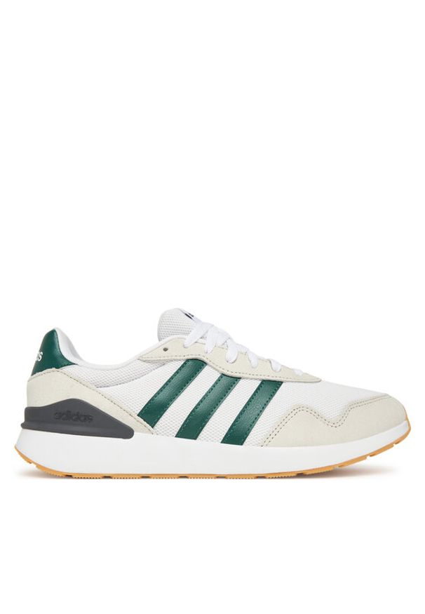 Adidas - adidas Sneakersy Run 60s 4.0 JS1001 Écru. Kolor: kremowy. Materiał: materiał. Sport: bieganie