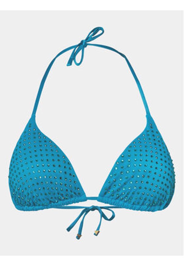 Guess Góra od bikini E4GJ07 KC5Z0 Niebieski. Kolor: niebieski. Materiał: syntetyk