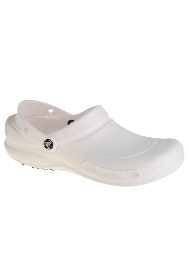 Japonki Crocs Bistro, Dla obu płci. Kolor: biały. Materiał: syntetyk, materiał. Styl: sportowy