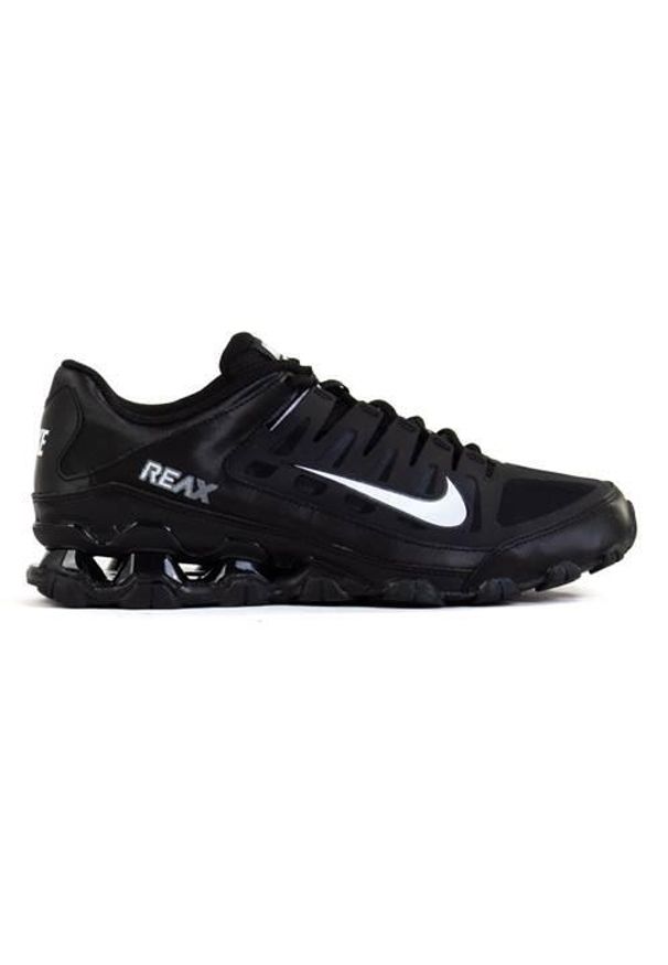 Buty treningowe męskie Nike Reax 8 TR Mesh. Zapięcie: sznurówki. Kolor: czarny. Materiał: guma, tkanina, skóra, materiał, syntetyk. Szerokość cholewki: normalna