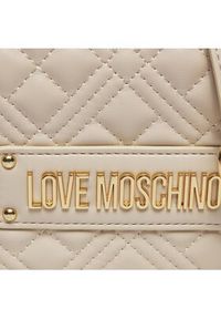 Love Moschino - LOVE MOSCHINO Torebka JC4231PP0ILA0110 Beżowy. Kolor: beżowy. Materiał: skórzane