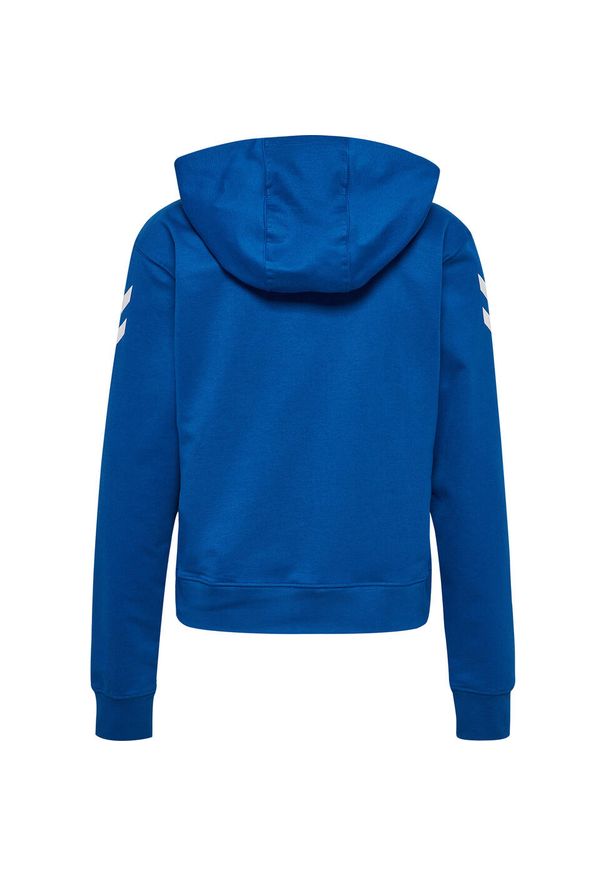 Damska bluza z kapturem zapinana na zamek Hummel Go 2.0 Chevron. Typ kołnierza: kaptur. Kolor: niebieski
