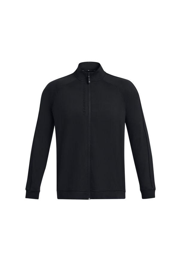 Kurtka z dresu Under Armour Storm Midlayer. Kolor: czarny, wielokolorowy, biały. Materiał: dresówka. Sport: golf