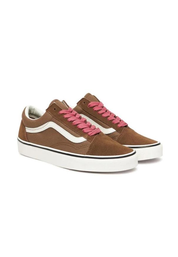 Vans - Buty VANS OLD SKOOL POP Brązowy. Kolor: brązowy. Materiał: tkanina, skóra. Model: Vans Old Skool