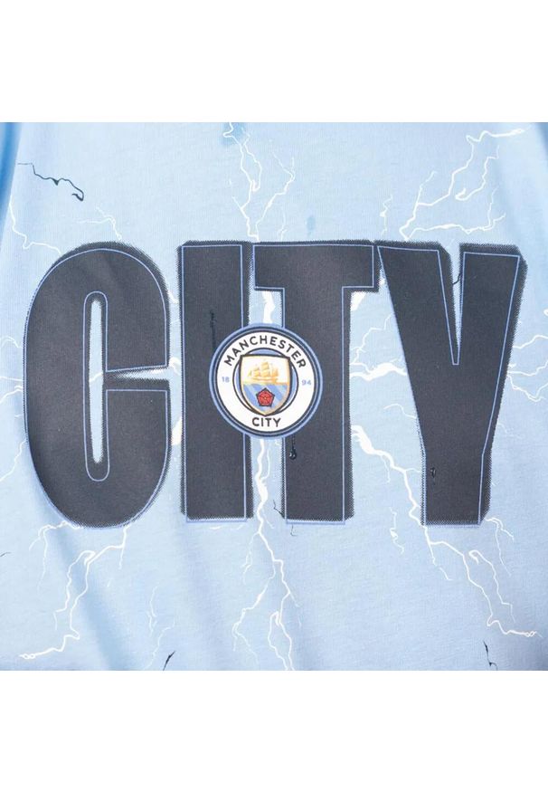 MANCHESTER CITY - Koszulka Manchester City 'City' dla dorosłych. Kolor: niebieski. Sport: piłka nożna