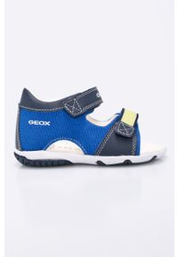 Geox - Sandały dziecięce. Kolor: niebieski. Materiał: syntetyk, materiał, skóra #1