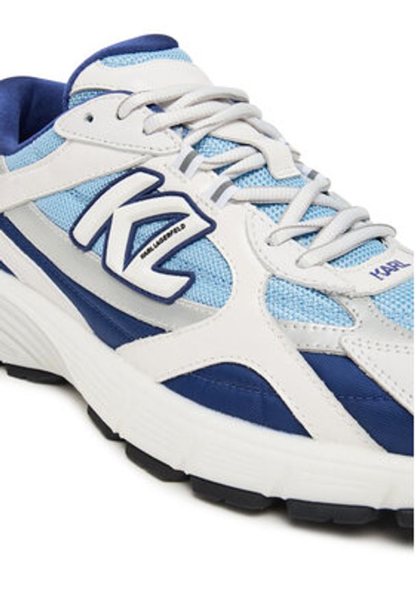 Karl Lagerfeld - KARL LAGERFELD Sneakersy Orion KL55521A Biały. Kolor: biały. Materiał: skóra