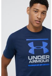 Under Armour - T-shirt 1326849 1326849-101. Okazja: na co dzień. Kolor: niebieski. Materiał: dzianina. Styl: casual #4