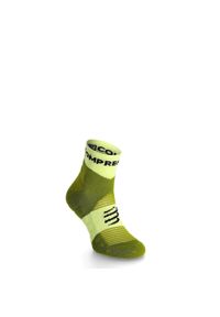 Skarpety biegowe Compressport Ultra Trail Socks v2.0 Low. Kolor: zielony