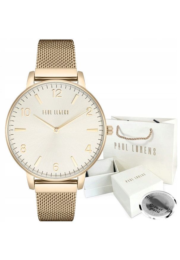 Zegarek damski Paul Lorens JASMIN-4D1 Z GRAWEREM