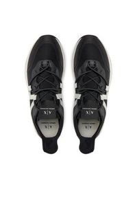 Armani Exchange Sneakersy XUX187 XV774 00002 Czarny. Kolor: czarny. Materiał: materiał #7