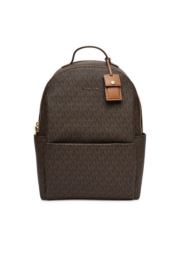 MICHAEL Michael Kors Plecak Sable 30T5G3XB3B Brązowy. Kolor: brązowy. Materiał: skóra