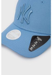 New Era czapka z aplikacją. Kolor: niebieski. Wzór: aplikacja