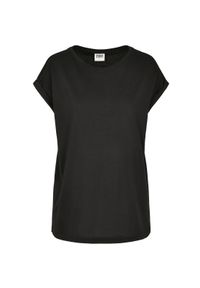 Urban Classics - Damski T-shirt w dużych rozmiarach Urban Classic organic extended. Kolor: czarny #1