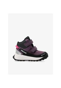 Buty dla dziewczynek Viking Footwear Expower Mid GTX 2V. Kolor: fioletowy. Styl: sportowy. Sport: turystyka piesza