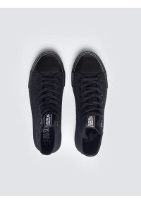 Big-Star - Trampki męskie wysokie czarne FF174550 906. Wysokość cholewki: przed kolano. Nosek buta: okrągły. Kolor: czarny. Materiał: tkanina, guma, materiał. Szerokość cholewki: normalna. Styl: klasyczny, sportowy #2