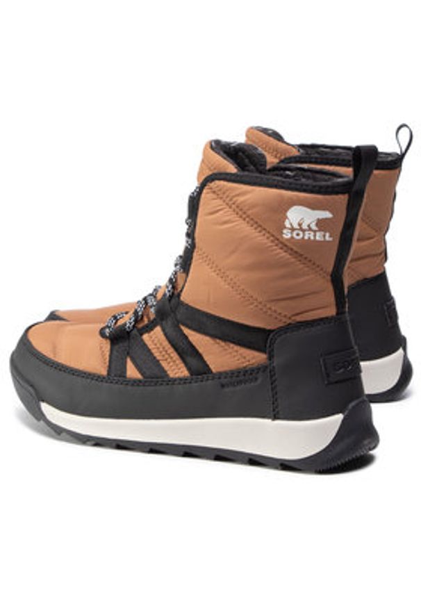 sorel - Sorel Śniegowce Whitney II Short Lace NL3822 Brązowy. Kolor: brązowy. Materiał: materiał