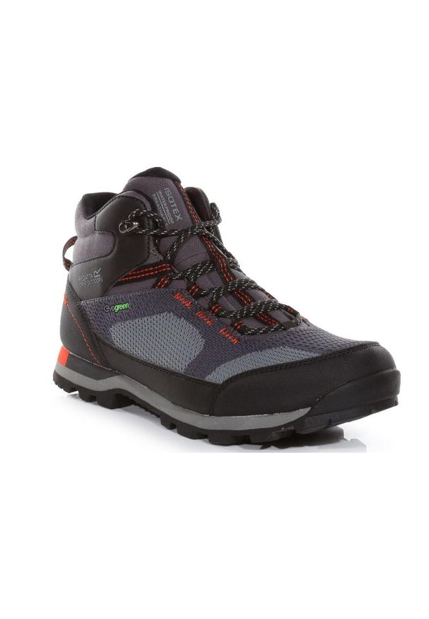 Buty trekkingowe męskie Regatta Blackthorn Evo wodoodporne. Kolor: szary. Sport: turystyka piesza