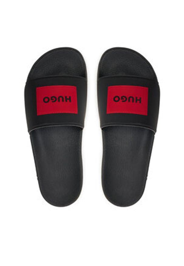 Hugo Klapki Match 50505377 10238132 01 Czarny. Kolor: czarny