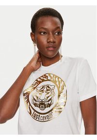 Just Cavalli T-Shirt 76PAHG12 Biały Regular Fit. Kolor: biały. Materiał: bawełna