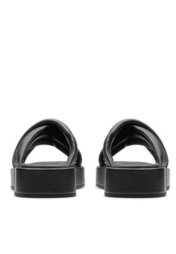 Clarks Klapki Alda Glide 26179276 Czarny. Kolor: czarny. Materiał: skóra