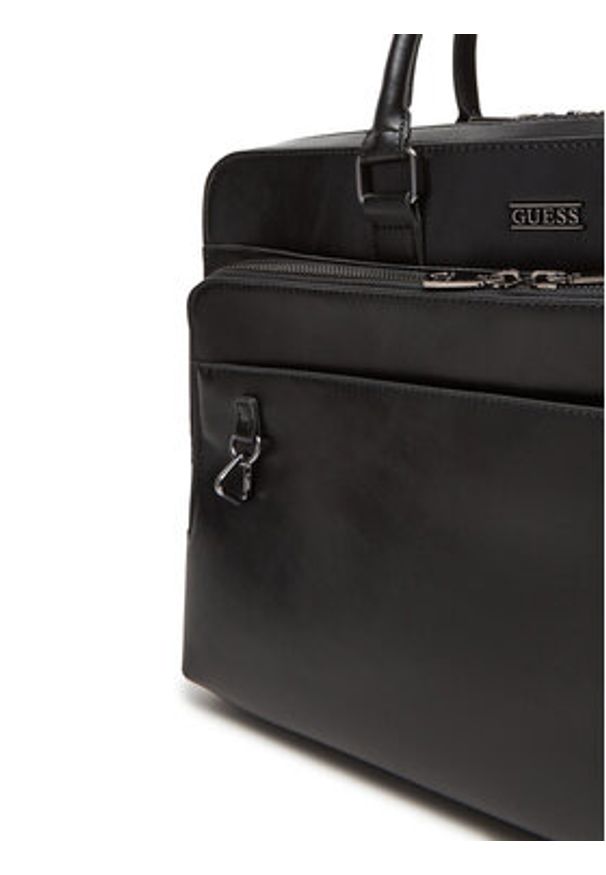Guess Torba na laptopa HMBOCA P5338 Czarny. Kolor: czarny. Materiał: skóra