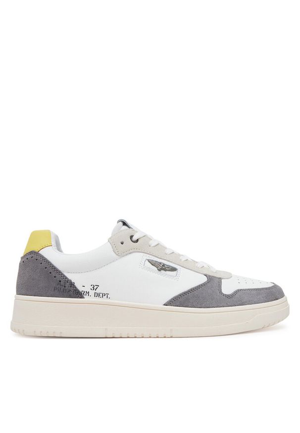 Sneakersy Aeronautica Militare. Kolor: biały