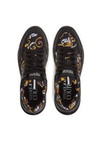 Versace Jeans Couture Sneakersy 78YA3SC2 Czarny. Kolor: czarny. Materiał: skóra #5