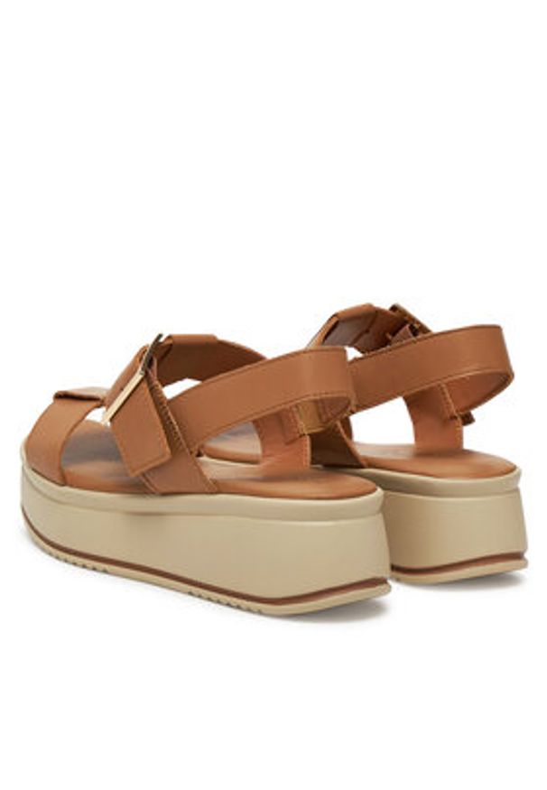 Lasocki Sandały ARC-4883-17 Brązowy. Kolor: brązowy. Materiał: skóra